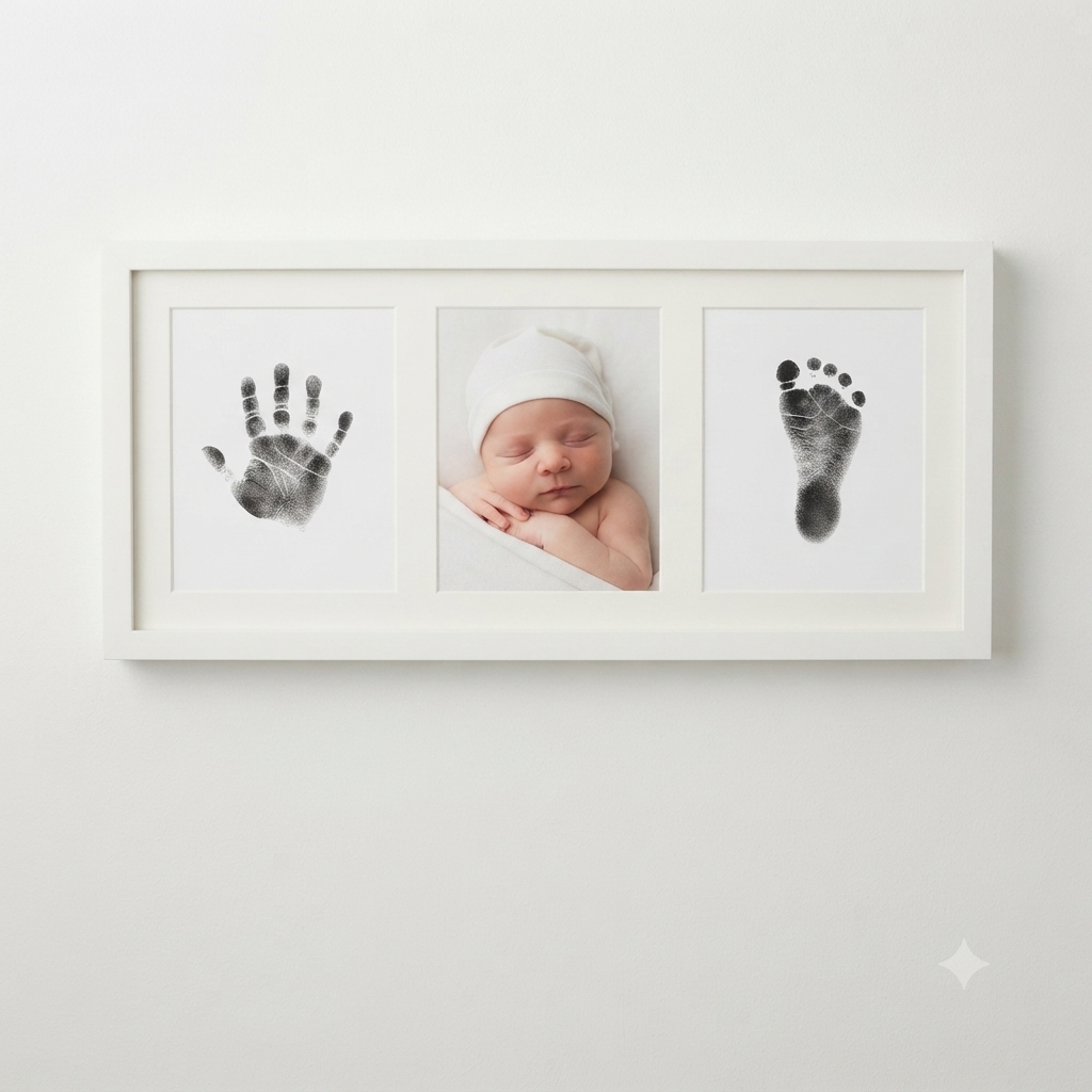 1 Set Baby Handprint Footprints Ink Pads Safe Non-toxic No-Touch Skin Inkless Inkpad Kits Pet Cat Dog Paw Prints Souvenirs Gifts