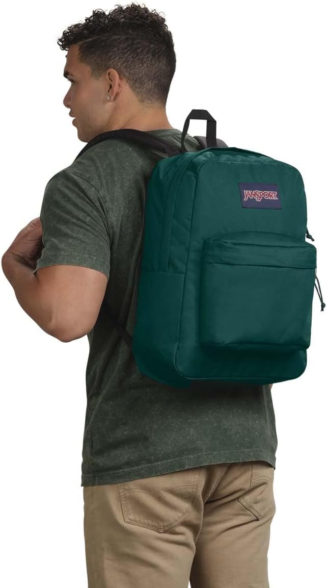 JanSport SuperBreak One Backpack - Durable, Lightweight Bookbag with 1 Main Compartment, Front Utility Pocket with Built-in Organizer - Premium Backpack, Bad Bows
