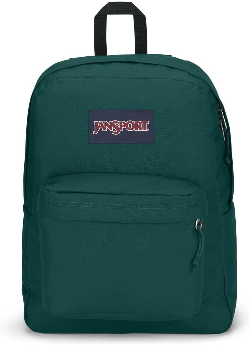 JanSport SuperBreak One Backpack - Durable, Lightweight Bookbag with 1 Main Compartment, Front Utility Pocket with Built-in Organizer - Premium Backpack, Bad Bows