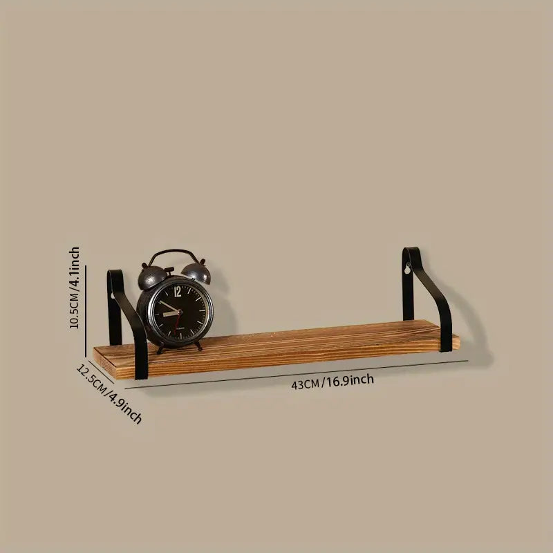 Bringing rustic charm to your walls with this exquisite floating shelf
