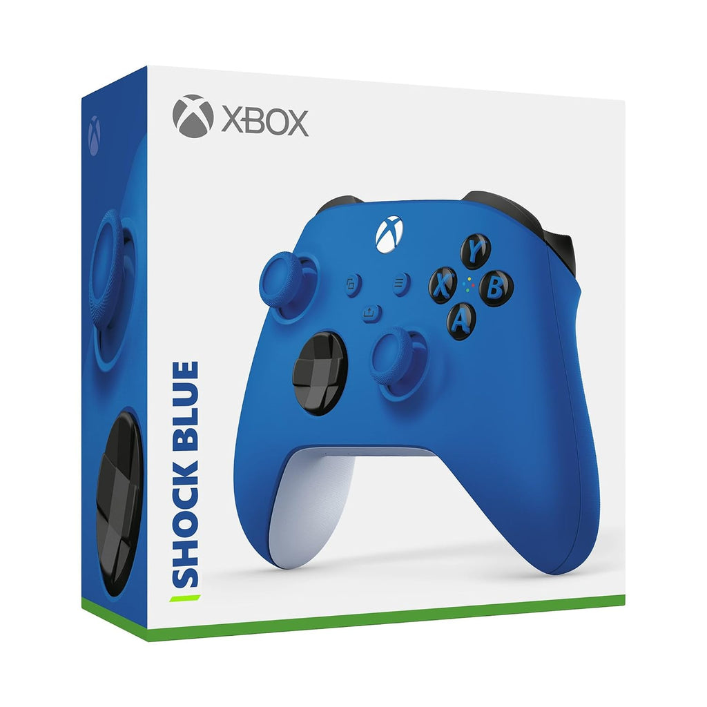 XBOX Wireless Gaming Controller | Shock Blue | Consoles, PCs, TVs, mobile, and more | Textured Grip | Wireless, Bluetooth, USB-C Connectivity