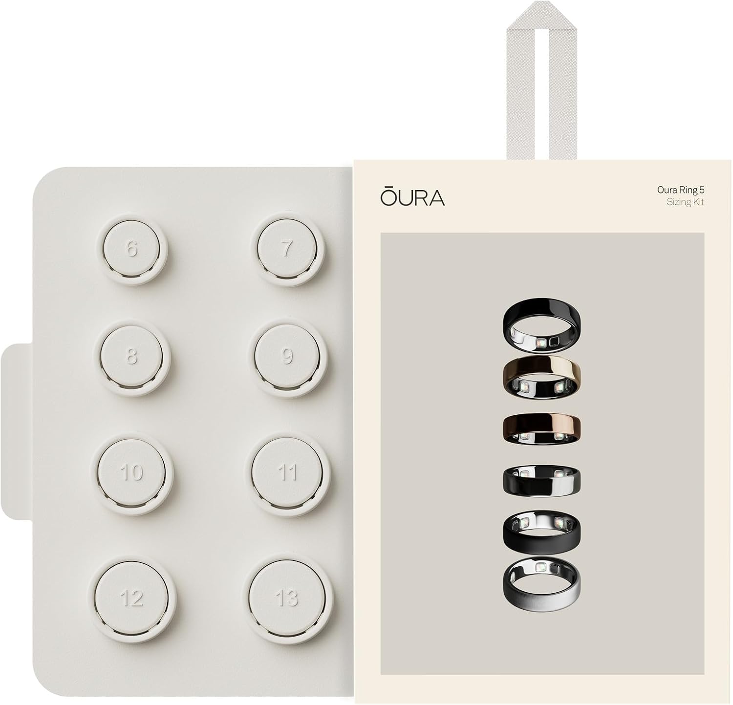 Oura Ring 5 Sizing Kit - Size Before You Buy Oura Ring 5 | Unique Sizing, Not Standard Ring Sizing - Receive Amazon Credit for Oura Ring 5 Purchase