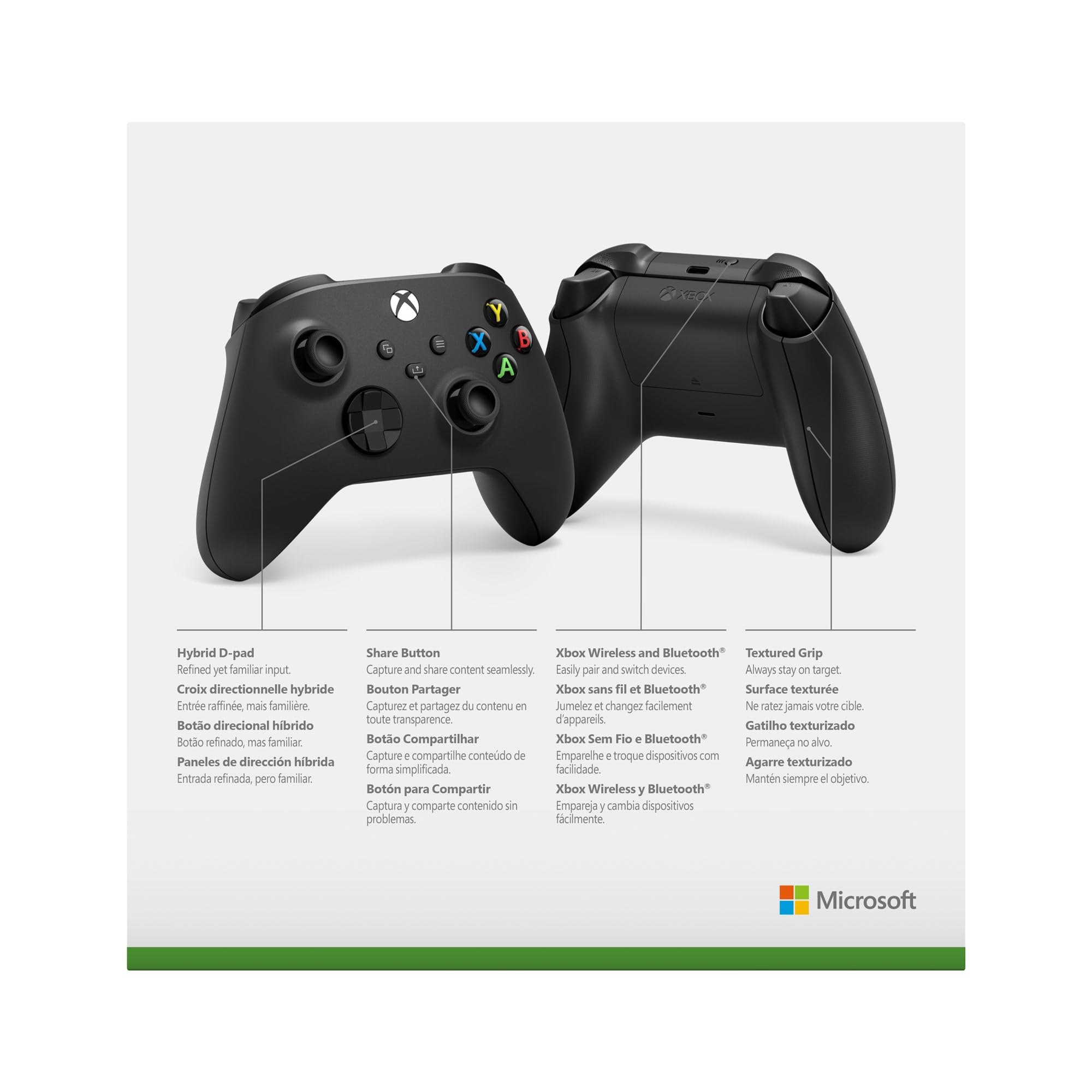 XBOX Wireless Gaming Controller | Shock Blue | Consoles, PCs, TVs, mobile, and more | Textured Grip | Wireless, Bluetooth, USB-C Connectivity