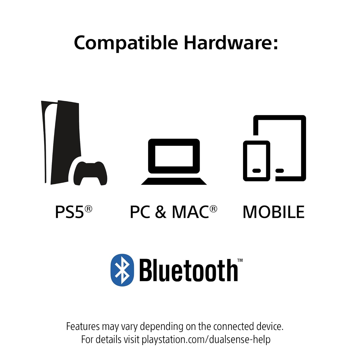 PlayStation DualSense™ Wireless Controller – Midnight Black - For PS5, PC, MAC & Mobile