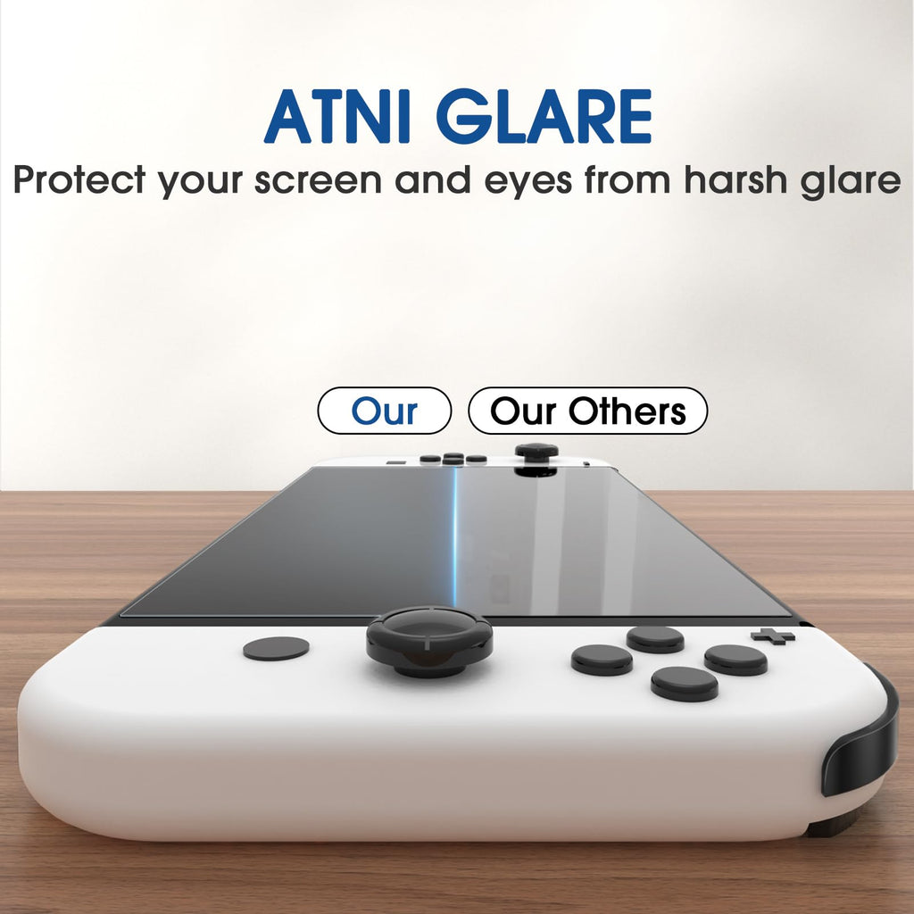 amFilm Auto-Alignment OneTouch for Nintendo Switch 2 Screen Protector 2025 | Tempered Glass Accessories, 30s Install, Bubble Free, Scratch & Drop Resistant, Touch Sensitive, 7.9'' Transparent [2 Pack]