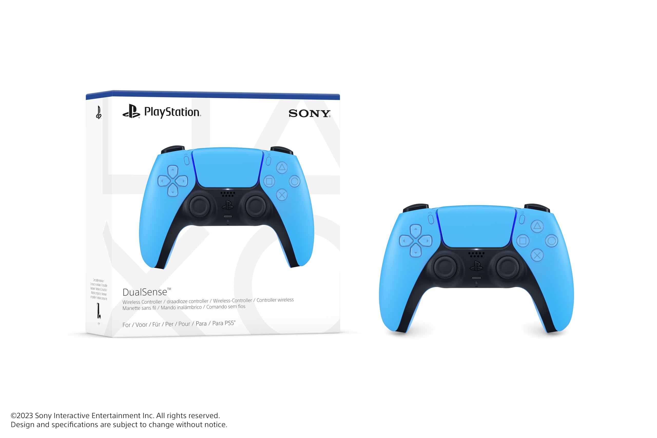 PlayStation DualSense™ Wireless Controller – Midnight Black - For PS5, PC, MAC & Mobile