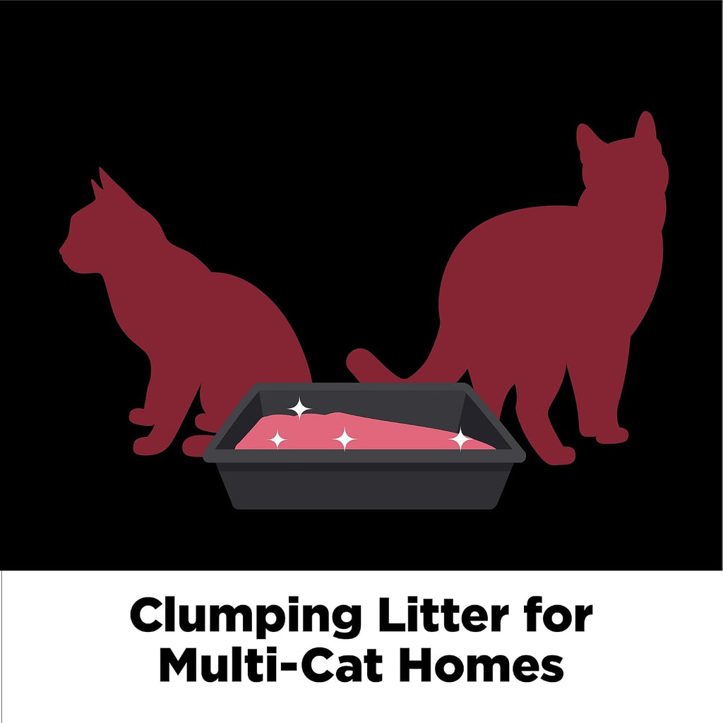 ARM & Hammer Clump & Seal Platinum Clumping Cat Litter, Online Only, 18 Lbs | Clumping Litter, Rock-Hard Clumps, Baking Soda Odor Eliminators, 14-Day Odor Control