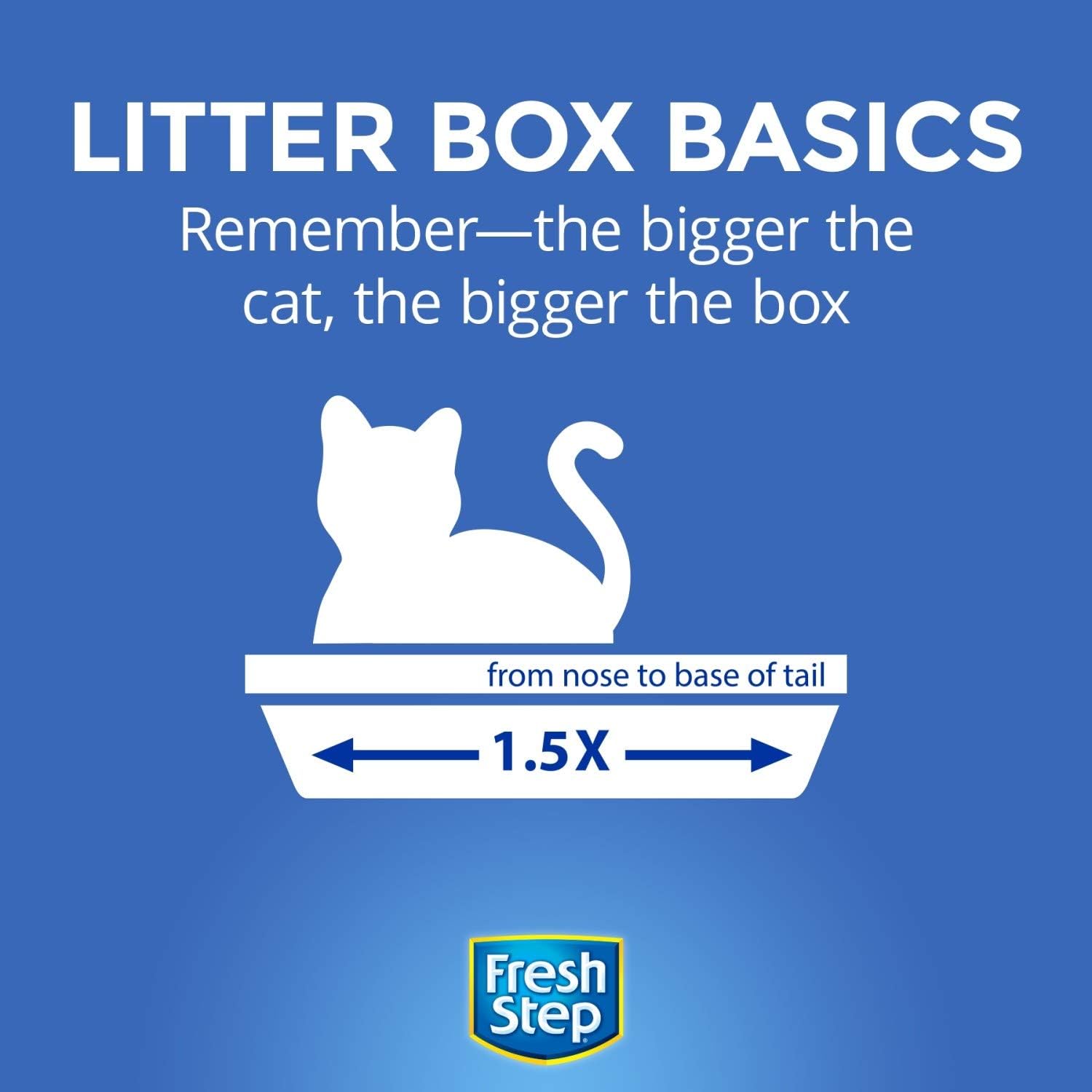 Fresh Step Advanced Odor Shield Clumping Cat Litter with Gain, 18.5 lb, 2Pk | Odor Shield with Ammonia Block Technology, Low Dust, Multi Cat, Compatible with Most Automatic Litter Boxes