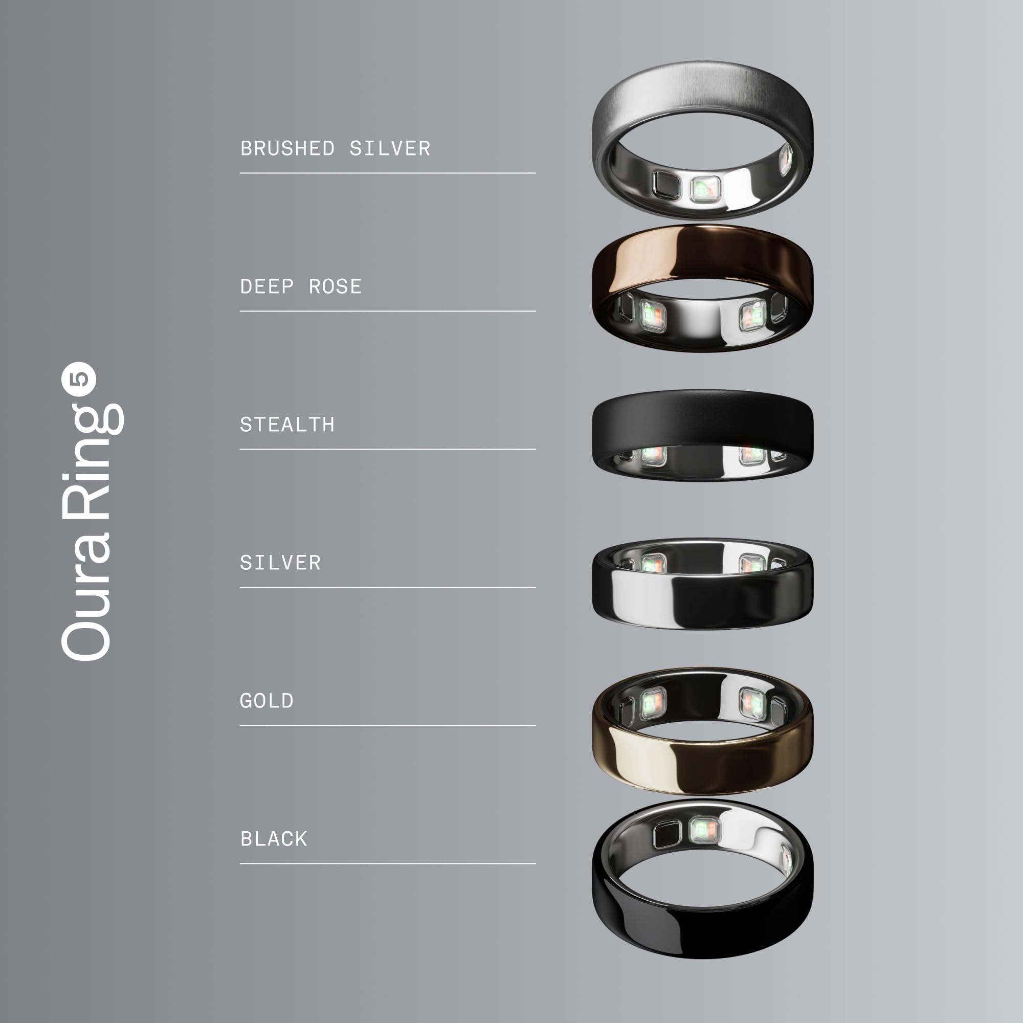Oura Ring 5 Sizing Kit - Size Before You Buy Oura Ring 5 | Unique Sizing, Not Standard Ring Sizing - Receive Amazon Credit for Oura Ring 5 Purchase