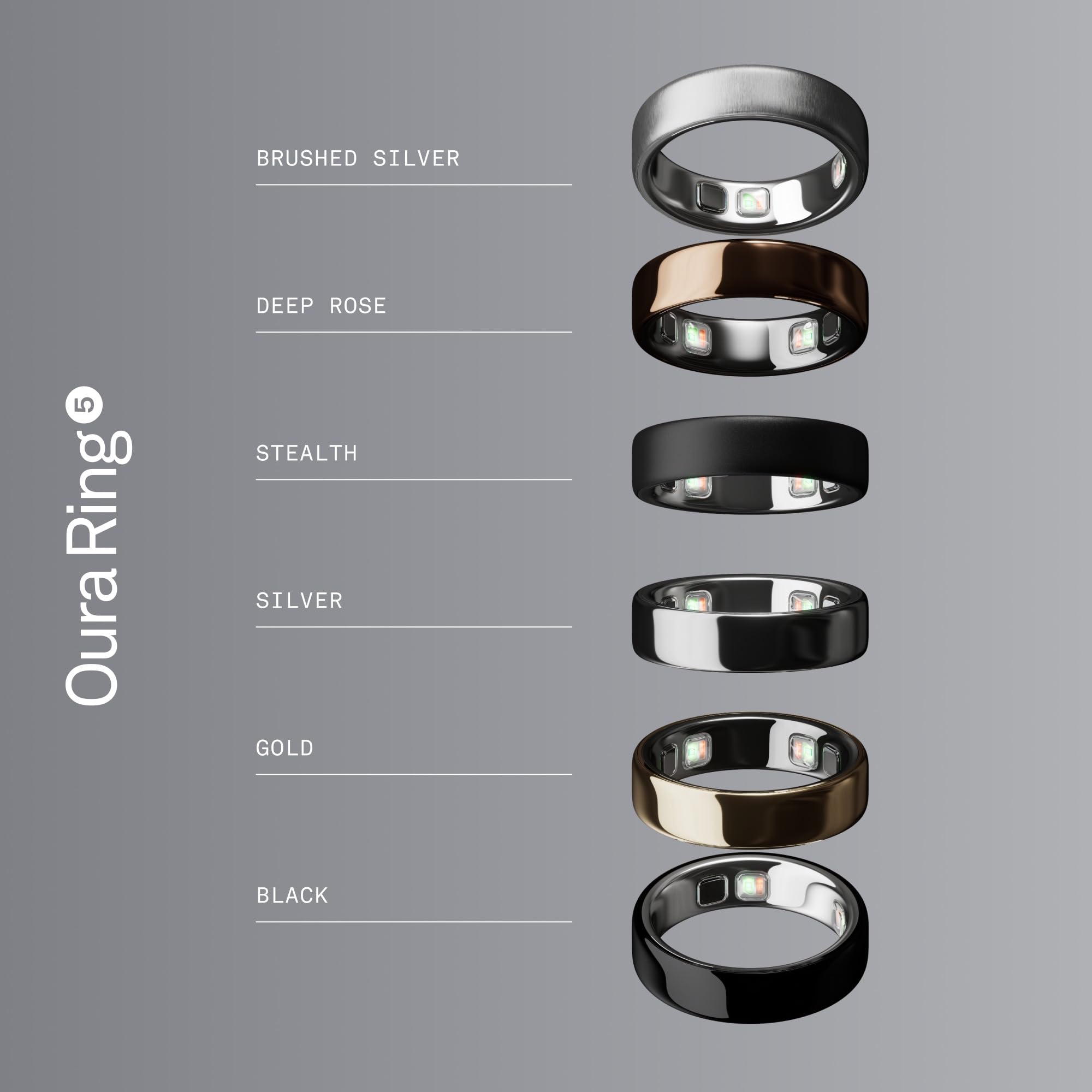 Oura Ring 5 Sizing Kit - Size Before You Buy Oura Ring 5 | Unique Sizing, Not Standard Ring Sizing - Receive Amazon Credit for Oura Ring 5 Purchase