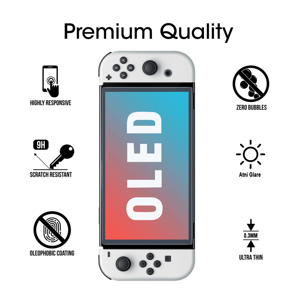 amFilm Auto-Alignment OneTouch for Nintendo Switch 2 Screen Protector 2025 | Tempered Glass Accessories, 30s Install, Bubble Free, Scratch & Drop Resistant, Touch Sensitive, 7.9'' Transparent [2 Pack]