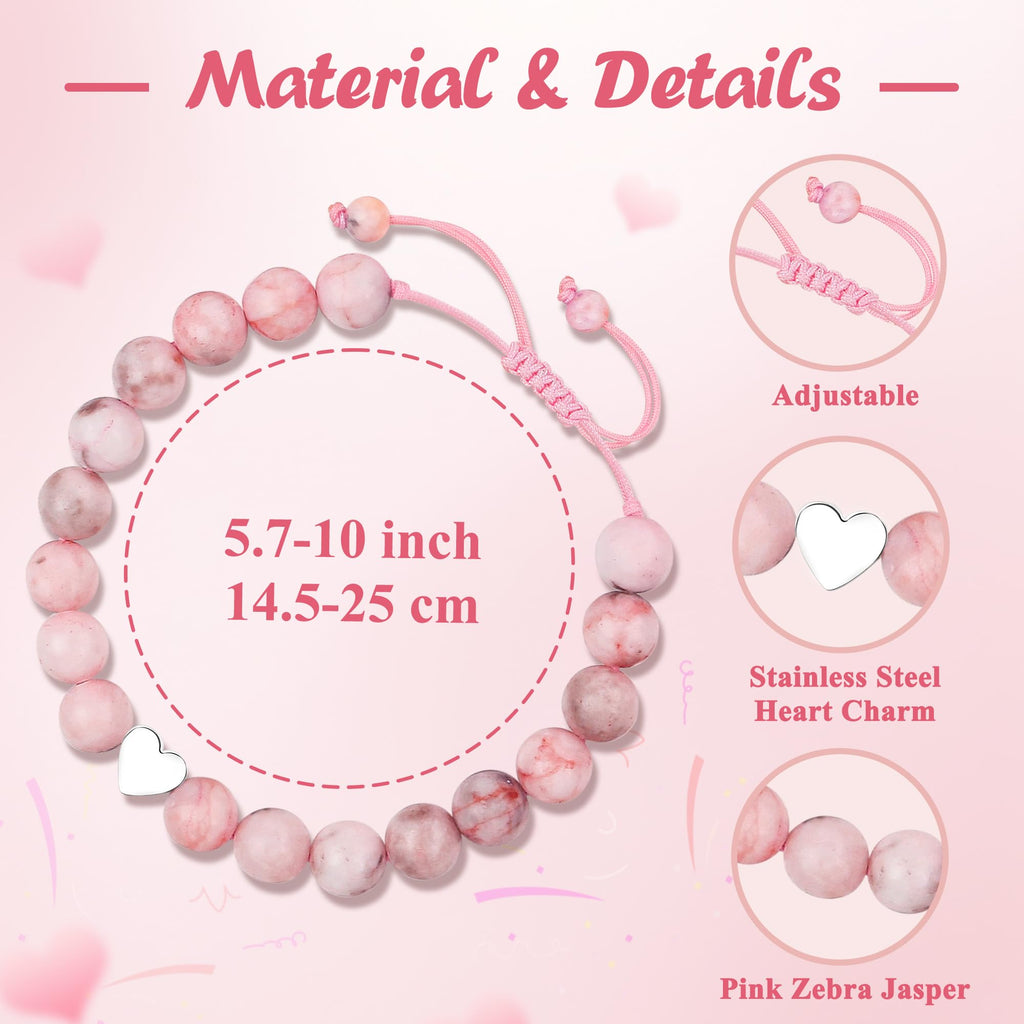 Sereney Birthday Gifts for Girls, 1-16 Year Old Girl Birthday Bracelet Gift | Adjustable Cross Pearl Beaded Bracelet, Happy Birthday Gifts for Daughter Granddaughter Niece, Handmade Link for Happy Bday