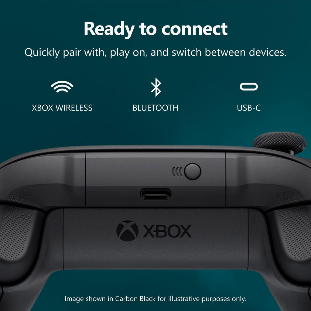 XBOX Wireless Gaming Controller | Shock Blue | Consoles, PCs, TVs, mobile, and more | Textured Grip | Wireless, Bluetooth, USB-C Connectivity