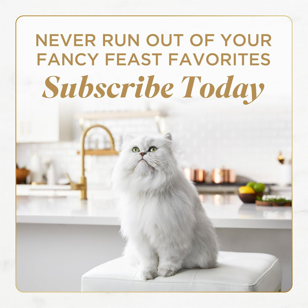 Purina Fancy Feast Gravy Lovers, Poultry & Beef Wet Cat Food, 3oz, 24-Pack | Variety Pack, grilled gourmet texture made with no artificial colors or preservatives, 100 percent complete and balanced