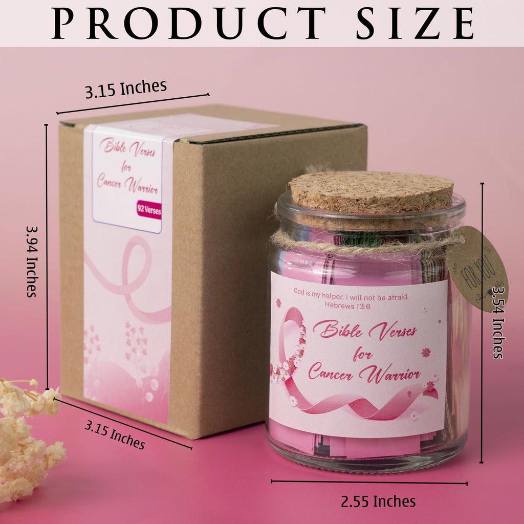Bible Verses Jar for Daughter – Daughter Gifts From Mom, Graduation Gifts for Daughters, 92 Bible Verses Folded by hand, Christian Gift for Women