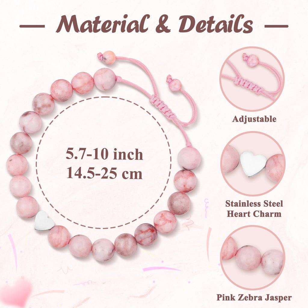 Sereney Birthday Gifts for Girls, 1-16 Year Old Girl Birthday Bracelet Gift | Adjustable Cross Pearl Beaded Bracelet, Happy Birthday Gifts for Daughter Granddaughter Niece, Handmade Link for Happy Bday