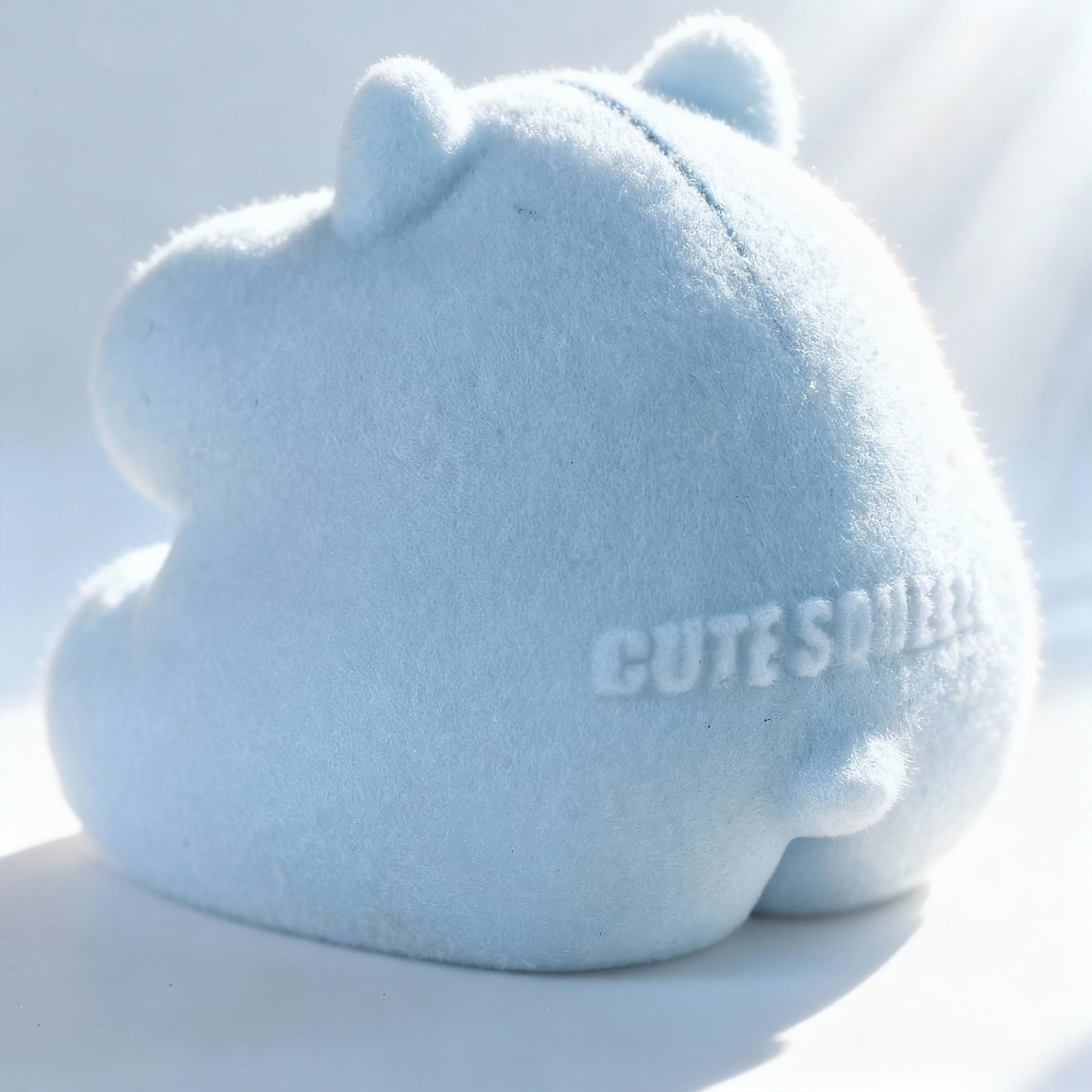 Handmade Taba Squishy Hamster Toy, Cute Squishy Stress Relief Fidget Toy | CUTE SQUEEZE Soft Non-toxic Silicone Butter Cheese Dumpling Squishy, Fuzzy Animal Sensory Toys for Kids Adults, Pink