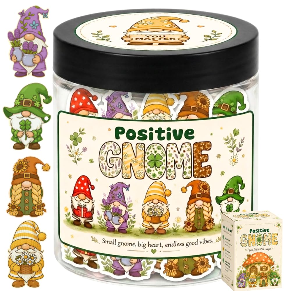 DEARMINE 60 Positive Pickle Cards Jar, Birthday Gifts for Women, Teens, Adults, Back to School Gift, White Elephant Gifts, Stocking Stuffers, Teen Girl Gifts Trendy Stuff