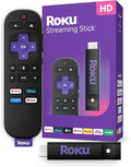 Roku Streaming Stick HD with Voice Remote | Compact 4K Streaming Device for TV with Roku Voice Remote & Long-Range Wi-Fi - Free & Live Local News, Sports