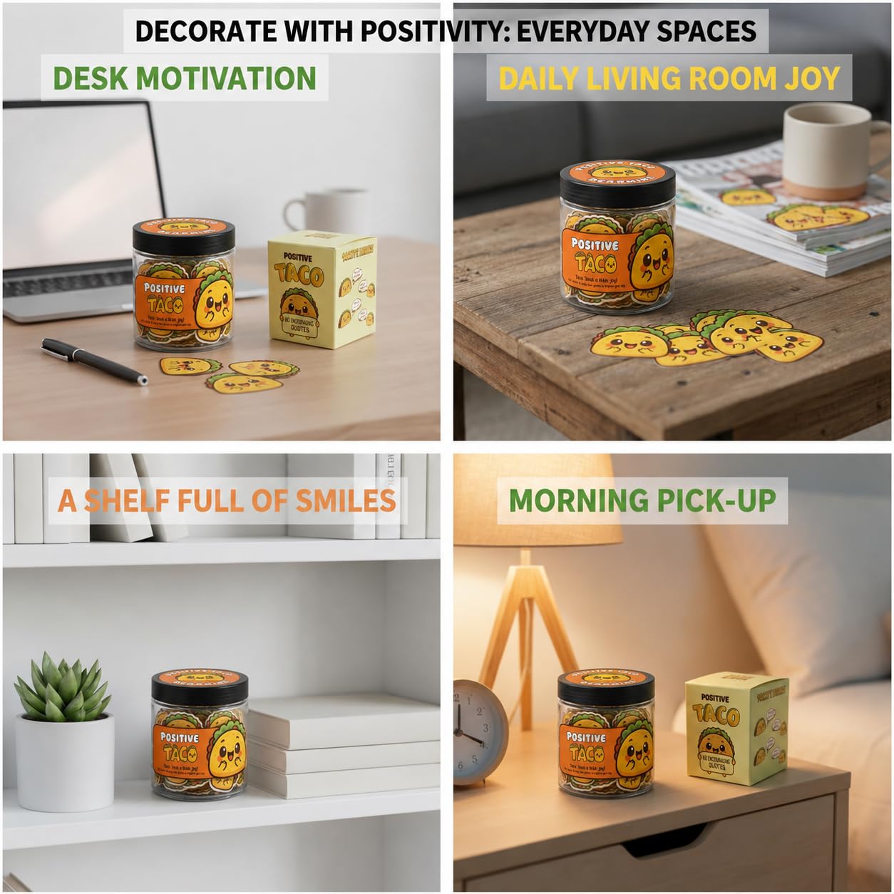 DEARMINE 60 Positive Pickle Cards Jar, Birthday Gifts for Women, Teens, Adults, Back to School Gift, White Elephant Gifts, Stocking Stuffers, Teen Girl Gifts Trendy Stuff