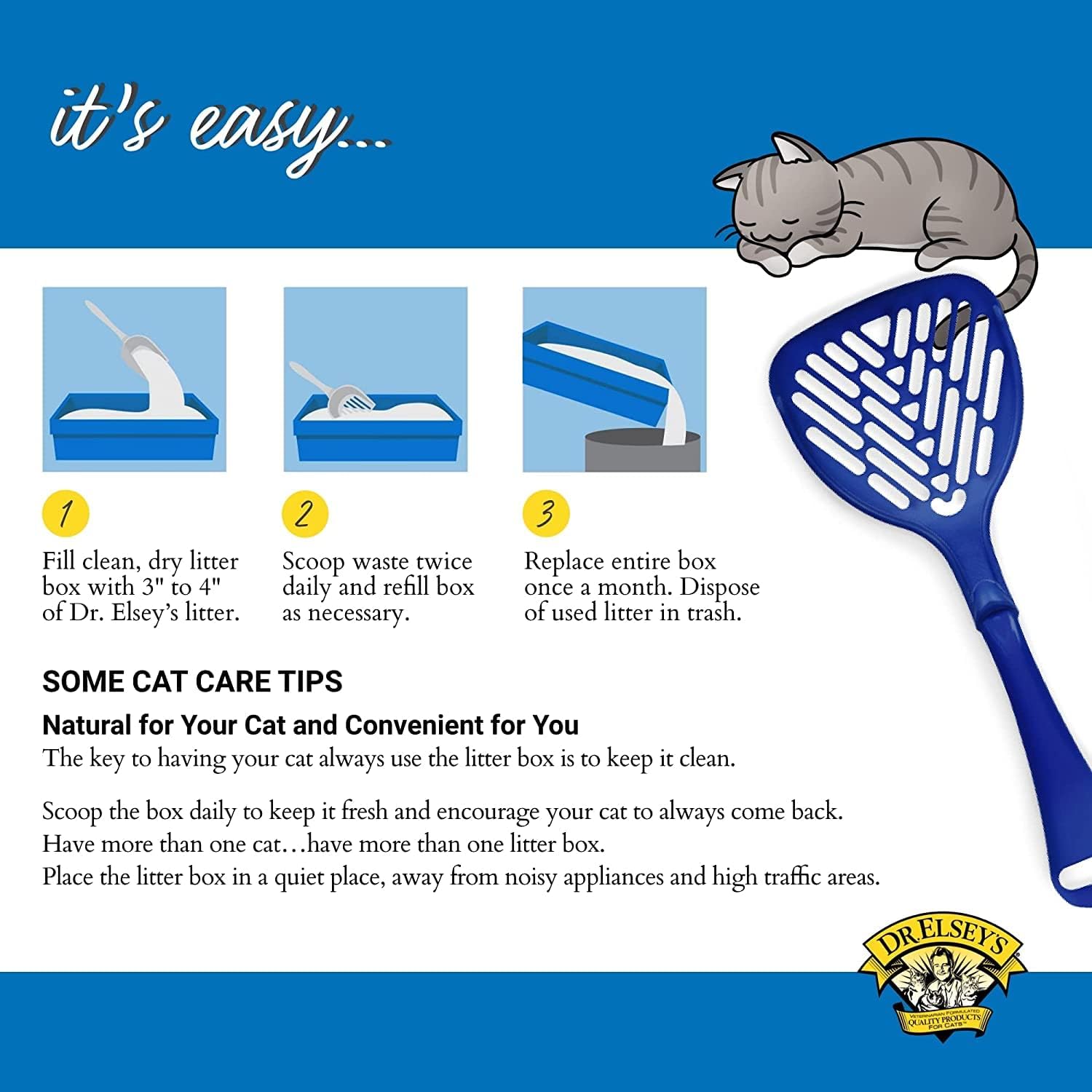 Dr. Elsey's Ultra UnScented Clumping Clay Cat Litter 40 lb. Bag