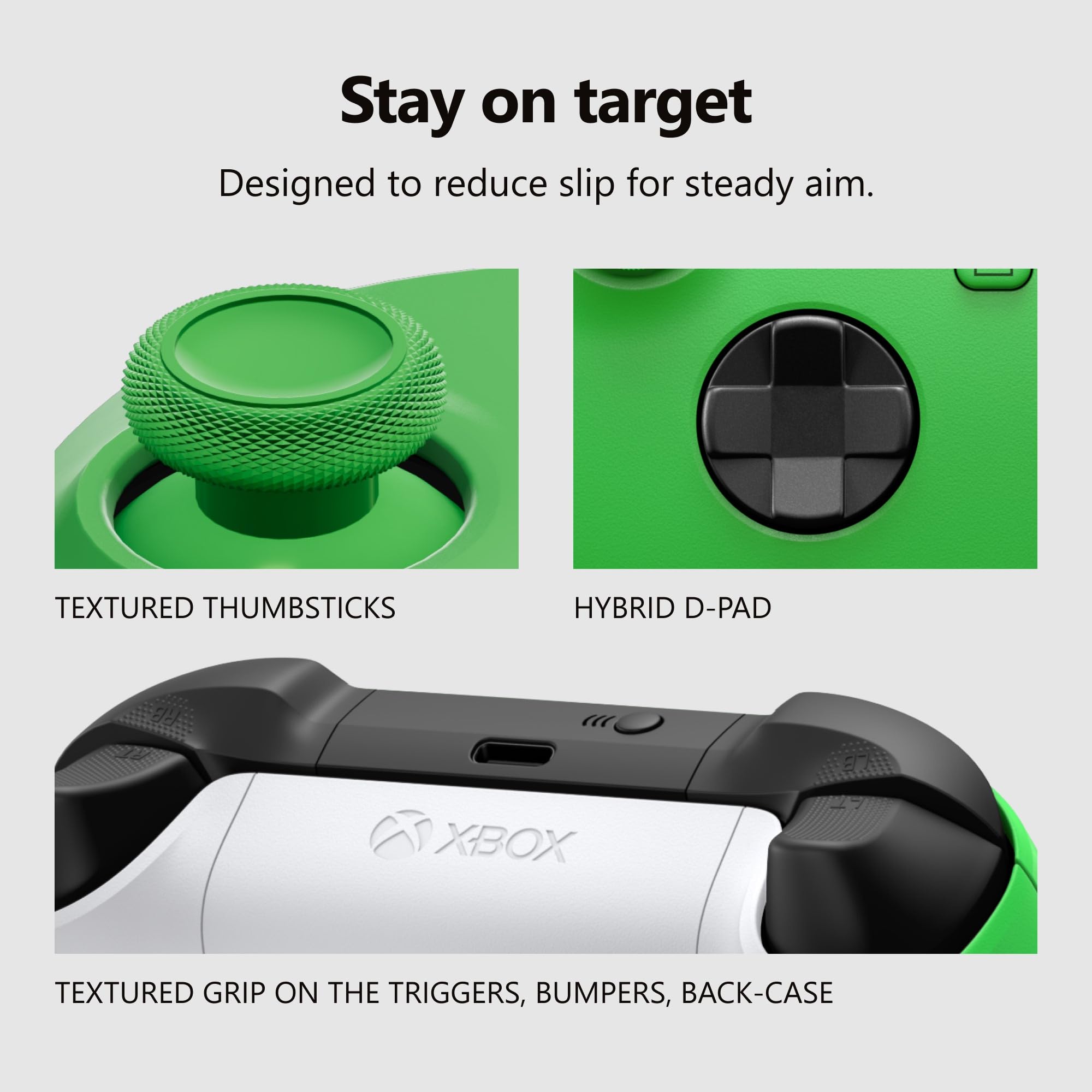XBOX Wireless Gaming Controller | Shock Blue | Consoles, PCs, TVs, mobile, and more | Textured Grip | Wireless, Bluetooth, USB-C Connectivity