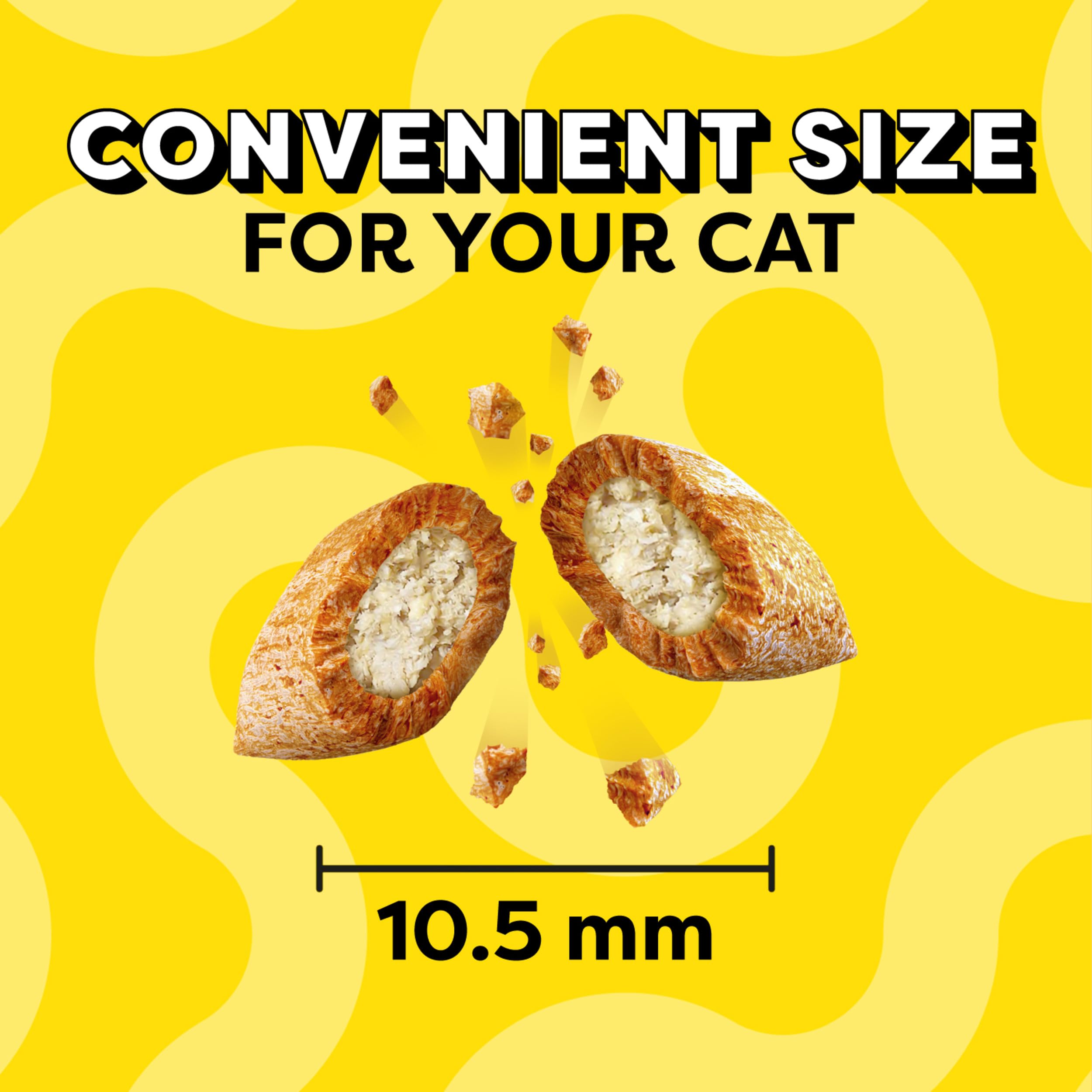 Temptations Classic Crunchy and Soft Cat Treats, Tasty Chicken, 30 oz | Under 2 calories per treat, crunchy outside & soft inside, resealable tub, use as meal or topper, 100% complete & balanced