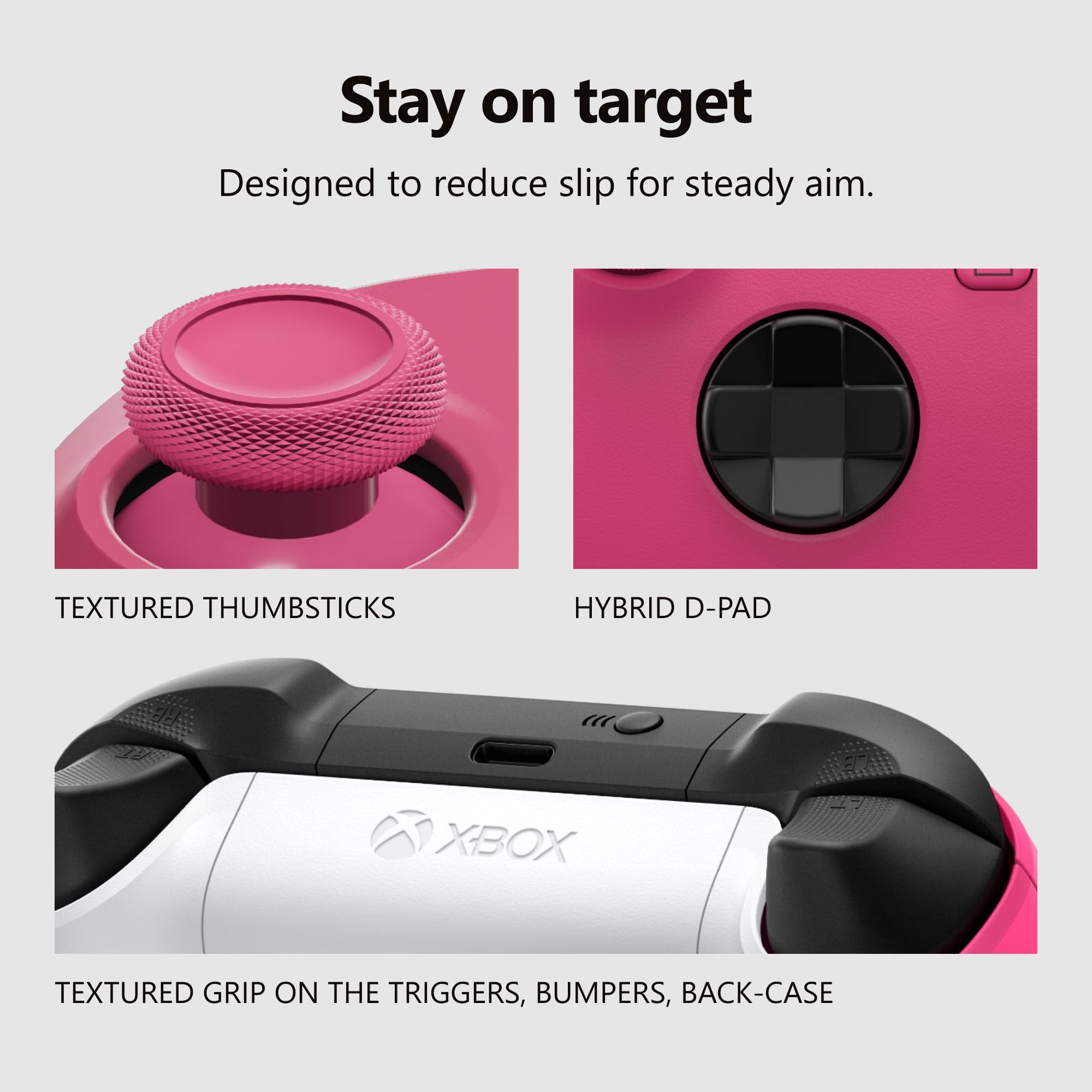 XBOX Wireless Gaming Controller | Shock Blue | Consoles, PCs, TVs, mobile, and more | Textured Grip | Wireless, Bluetooth, USB-C Connectivity