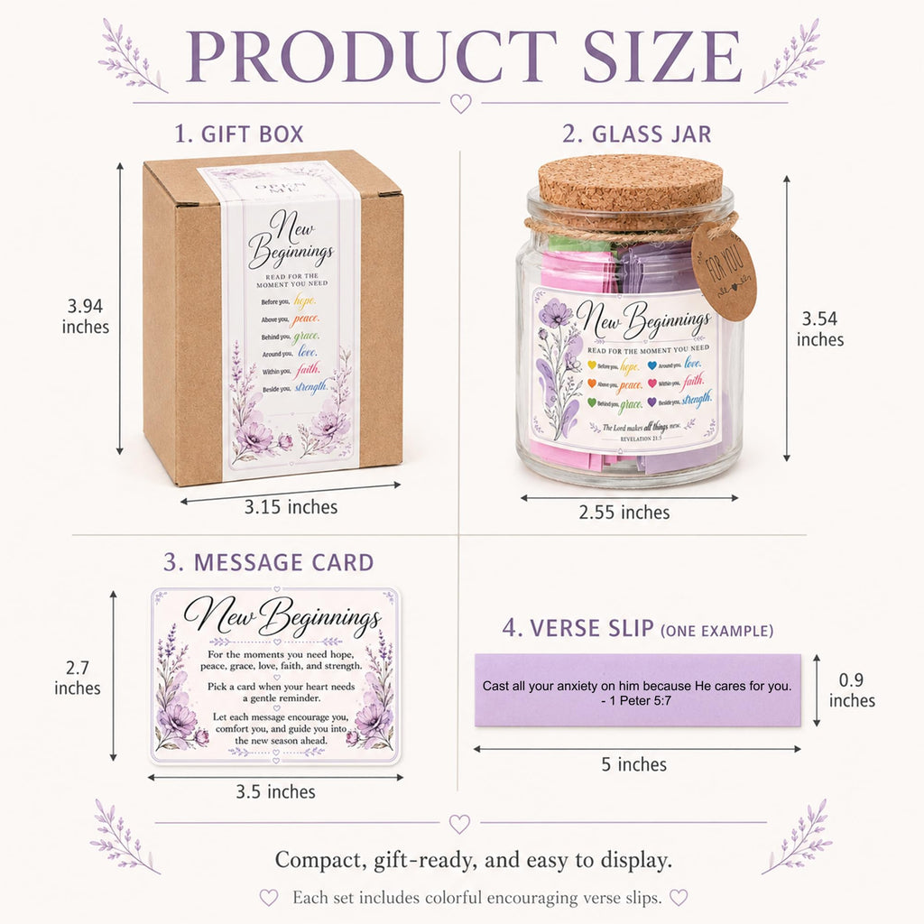 Bible Verses Jar for Daughter – Daughter Gifts From Mom, Graduation Gifts for Daughters, 92 Bible Verses Folded by hand, Christian Gift for Women
