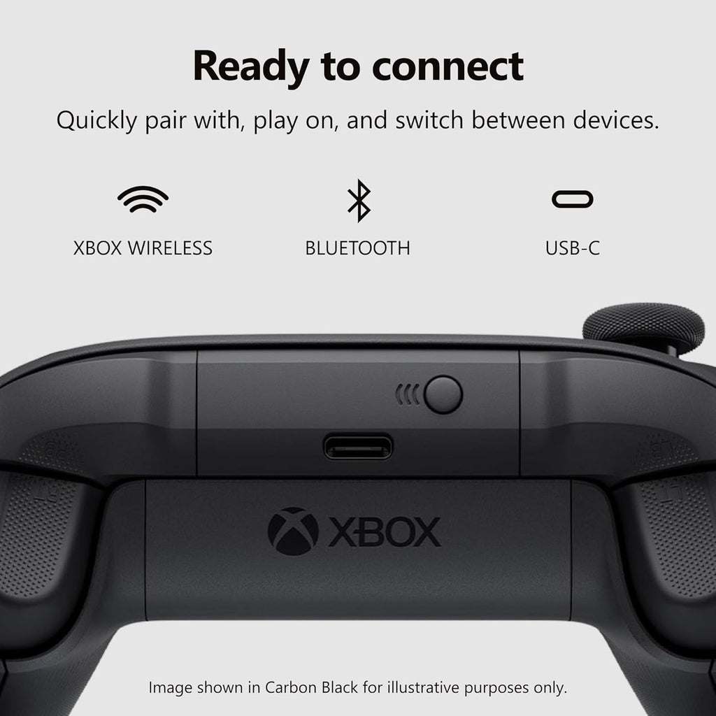 XBOX Wireless Gaming Controller | Shock Blue | Consoles, PCs, TVs, mobile, and more | Textured Grip | Wireless, Bluetooth, USB-C Connectivity