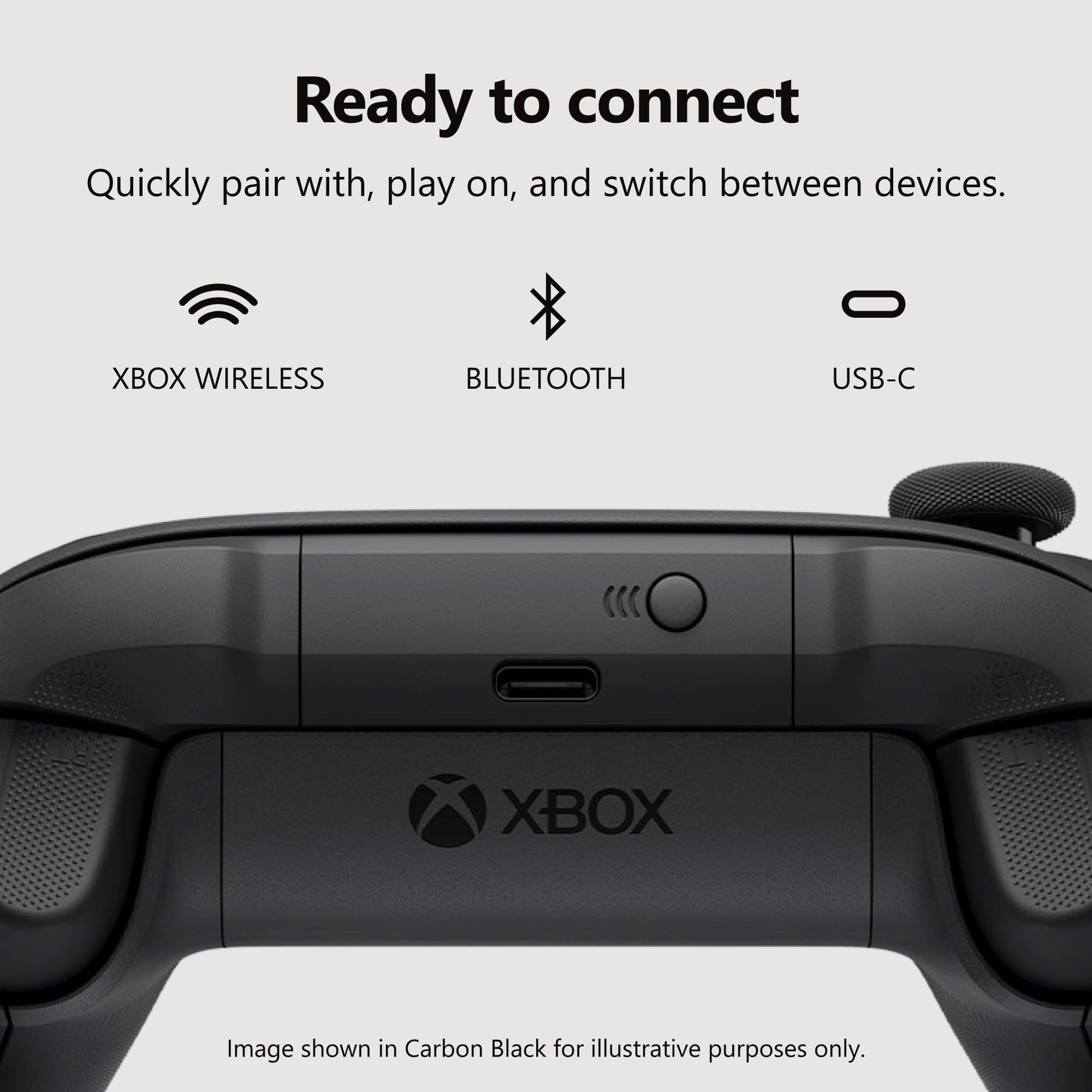 XBOX Wireless Gaming Controller | Shock Blue | Consoles, PCs, TVs, mobile, and more | Textured Grip | Wireless, Bluetooth, USB-C Connectivity