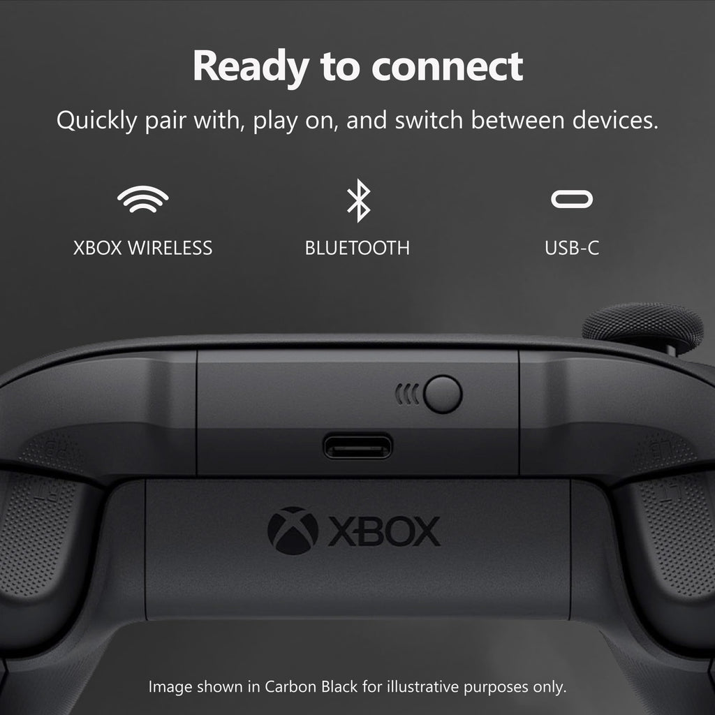 XBOX Wireless Gaming Controller | Shock Blue | Consoles, PCs, TVs, mobile, and more | Textured Grip | Wireless, Bluetooth, USB-C Connectivity