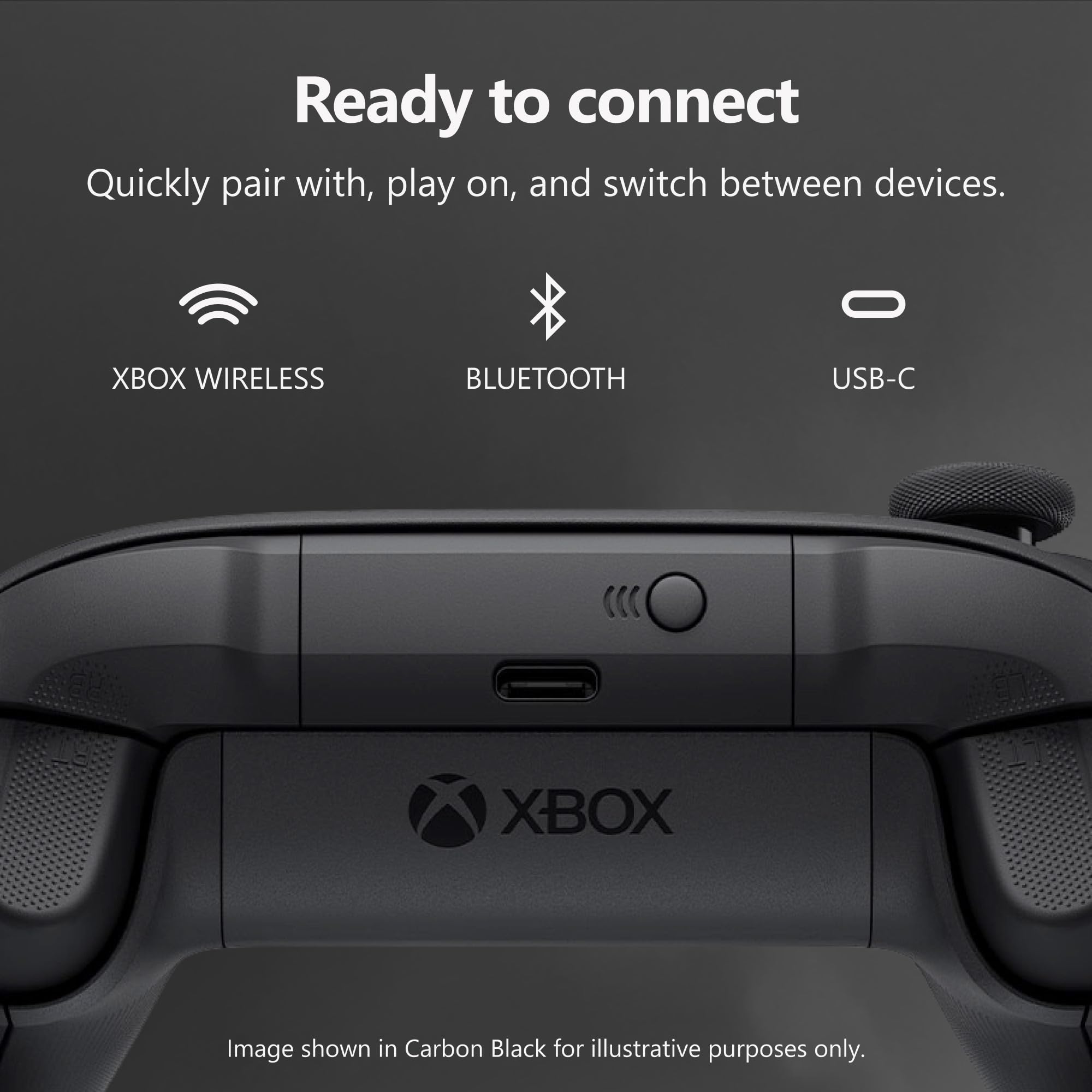 XBOX Wireless Gaming Controller | Shock Blue | Consoles, PCs, TVs, mobile, and more | Textured Grip | Wireless, Bluetooth, USB-C Connectivity