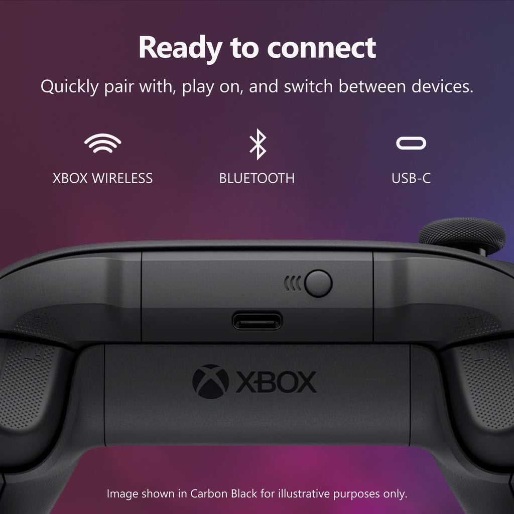 XBOX Wireless Gaming Controller | Shock Blue | Consoles, PCs, TVs, mobile, and more | Textured Grip | Wireless, Bluetooth, USB-C Connectivity