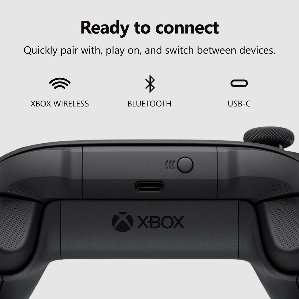 XBOX Wireless Gaming Controller | Shock Blue | Consoles, PCs, TVs, mobile, and more | Textured Grip | Wireless, Bluetooth, USB-C Connectivity