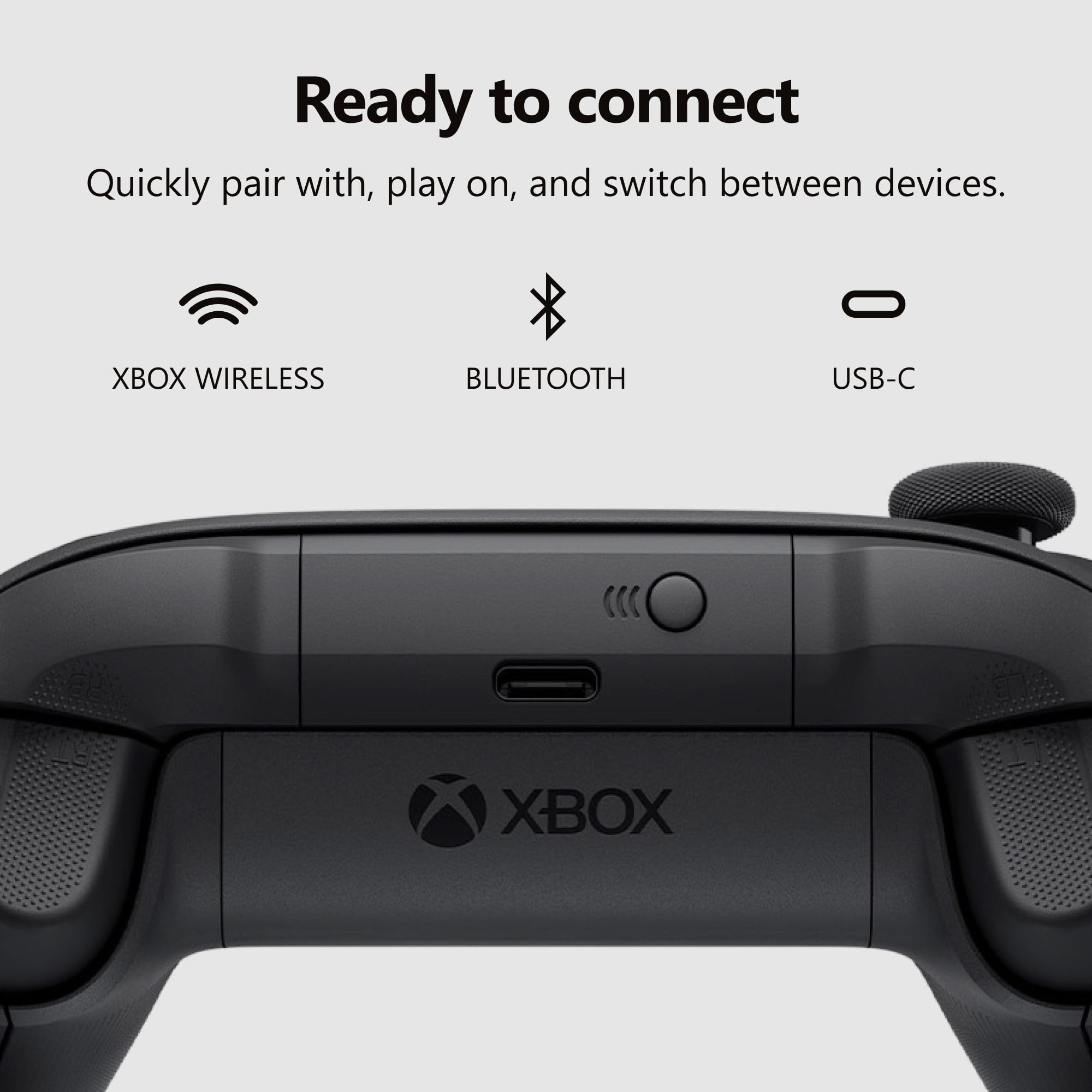 XBOX Wireless Gaming Controller | Shock Blue | Consoles, PCs, TVs, mobile, and more | Textured Grip | Wireless, Bluetooth, USB-C Connectivity