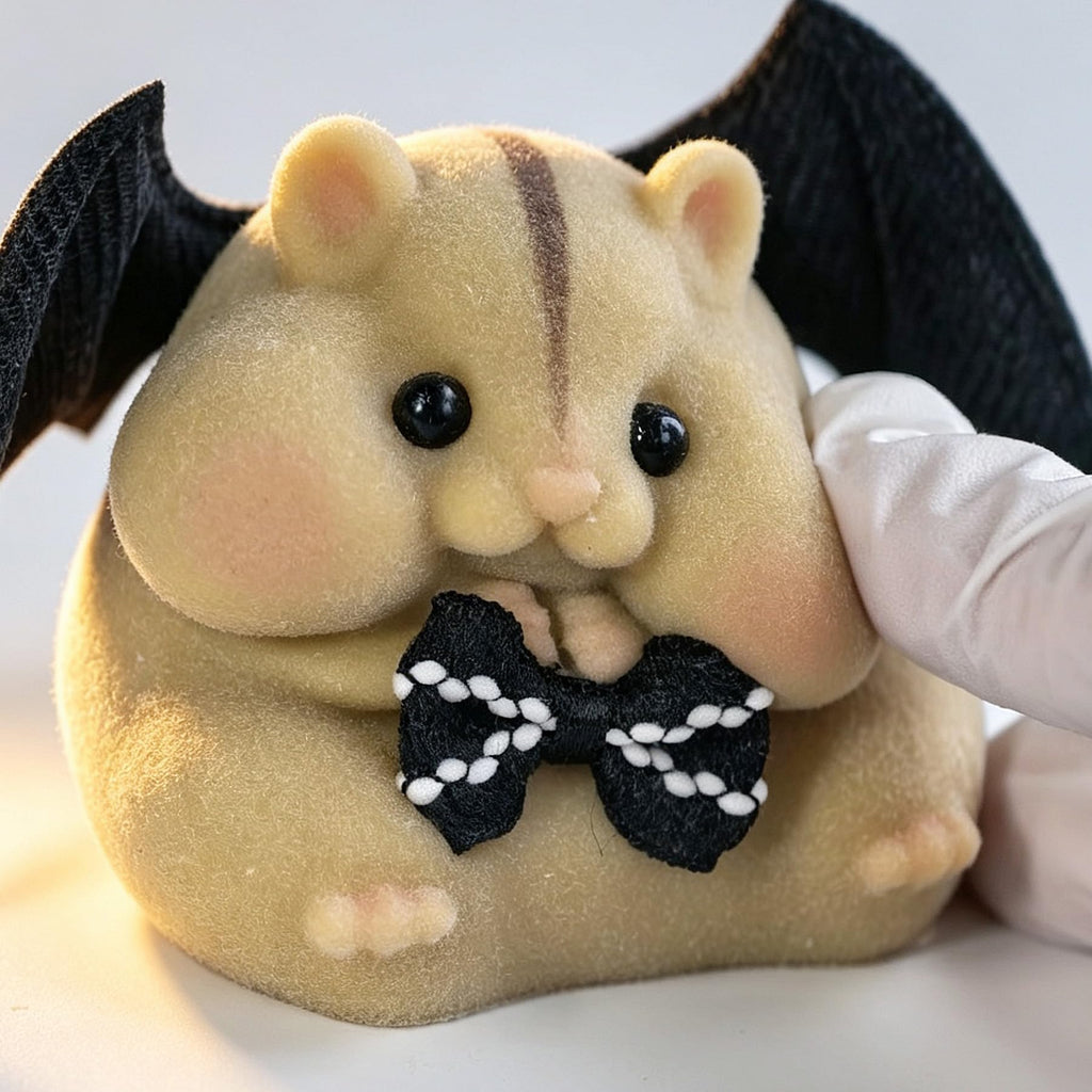Handmade Taba Squishy Hamster Toy, Cute Squishy Stress Relief Fidget Toy | CUTE SQUEEZE Soft Non-toxic Silicone Butter Cheese Dumpling Squishy, Fuzzy Animal Sensory Toys for Kids Adults, Pink