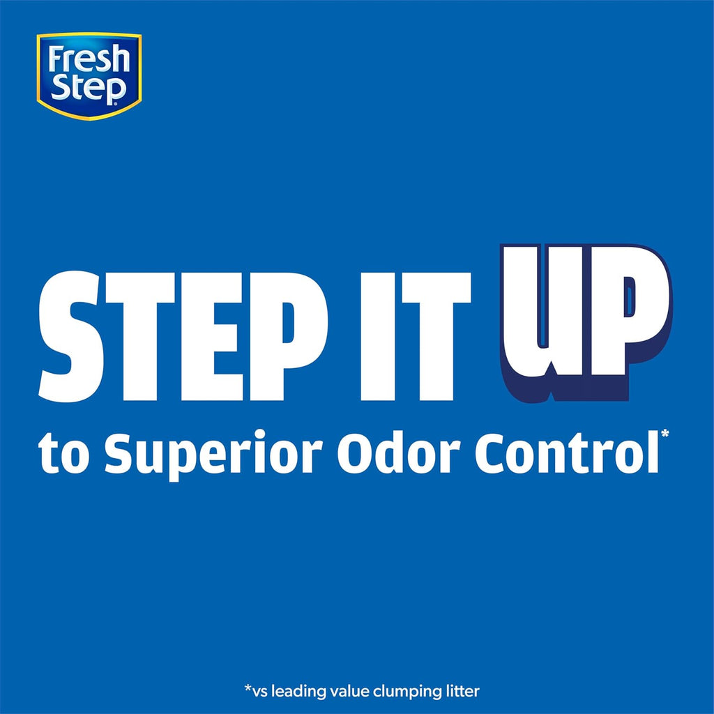 Fresh Step Advanced Odor Shield Clumping Cat Litter with Gain, 18.5 lb, 2Pk | Odor Shield with Ammonia Block Technology, Low Dust, Multi Cat, Compatible with Most Automatic Litter Boxes