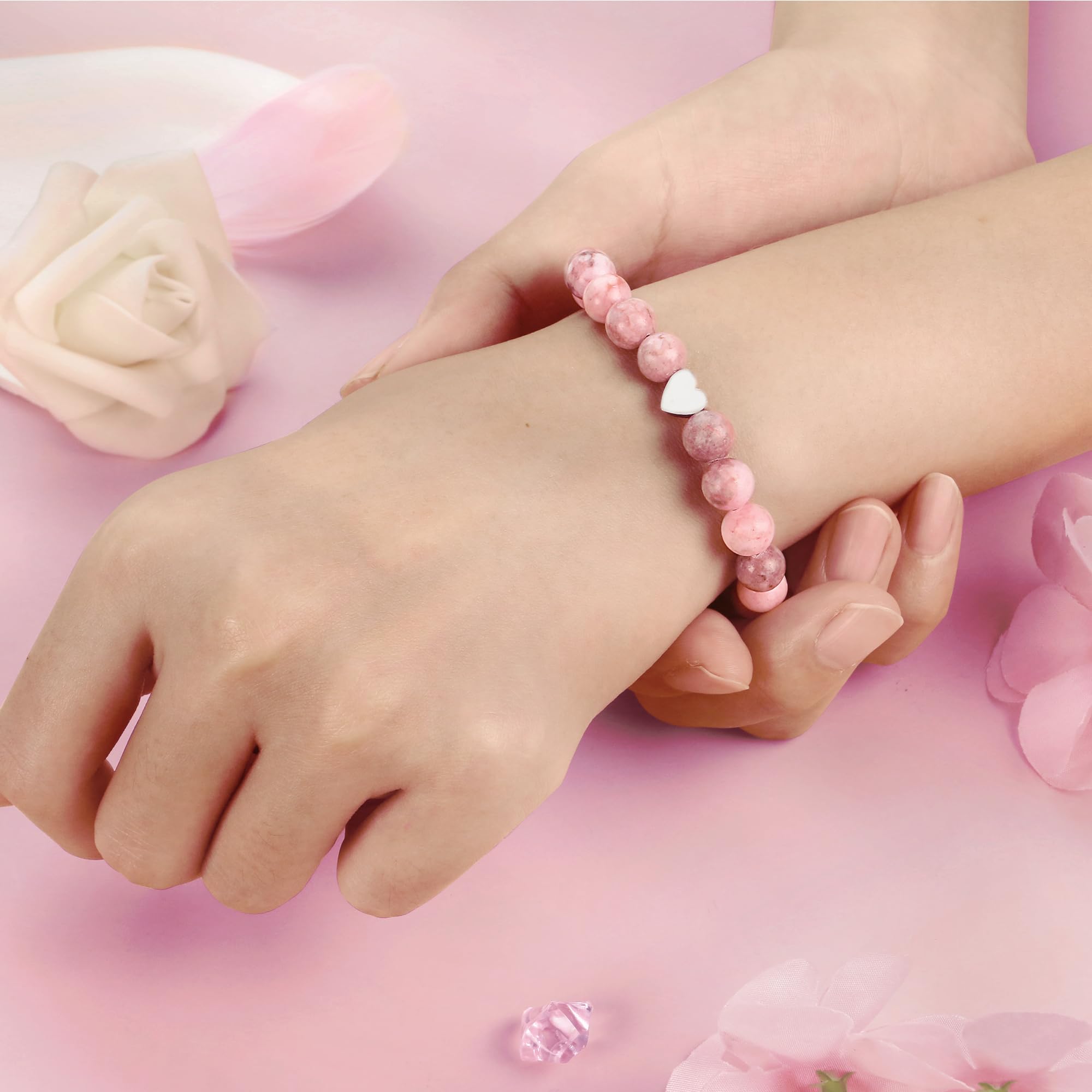 Sereney Birthday Gifts for Girls, 1-16 Year Old Girl Birthday Bracelet Gift | Adjustable Cross Pearl Beaded Bracelet, Happy Birthday Gifts for Daughter Granddaughter Niece, Handmade Link for Happy Bday