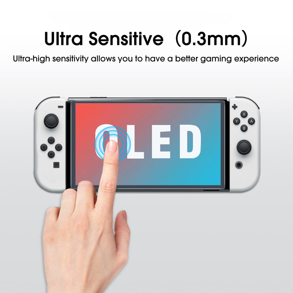 amFilm Auto-Alignment OneTouch for Nintendo Switch 2 Screen Protector 2025 | Tempered Glass Accessories, 30s Install, Bubble Free, Scratch & Drop Resistant, Touch Sensitive, 7.9'' Transparent [2 Pack]