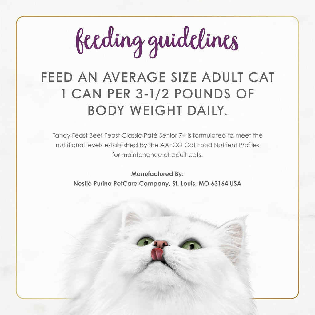 Purina Fancy Feast Gravy Lovers, Poultry & Beef Wet Cat Food, 3oz, 24-Pack | Variety Pack, grilled gourmet texture made with no artificial colors or preservatives, 100 percent complete and balanced