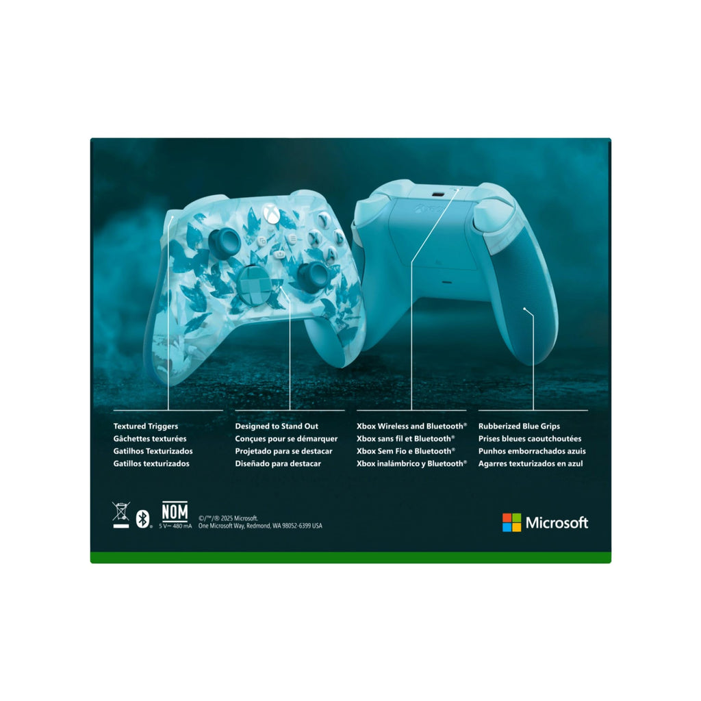 XBOX Wireless Gaming Controller | Shock Blue | Consoles, PCs, TVs, mobile, and more | Textured Grip | Wireless, Bluetooth, USB-C Connectivity