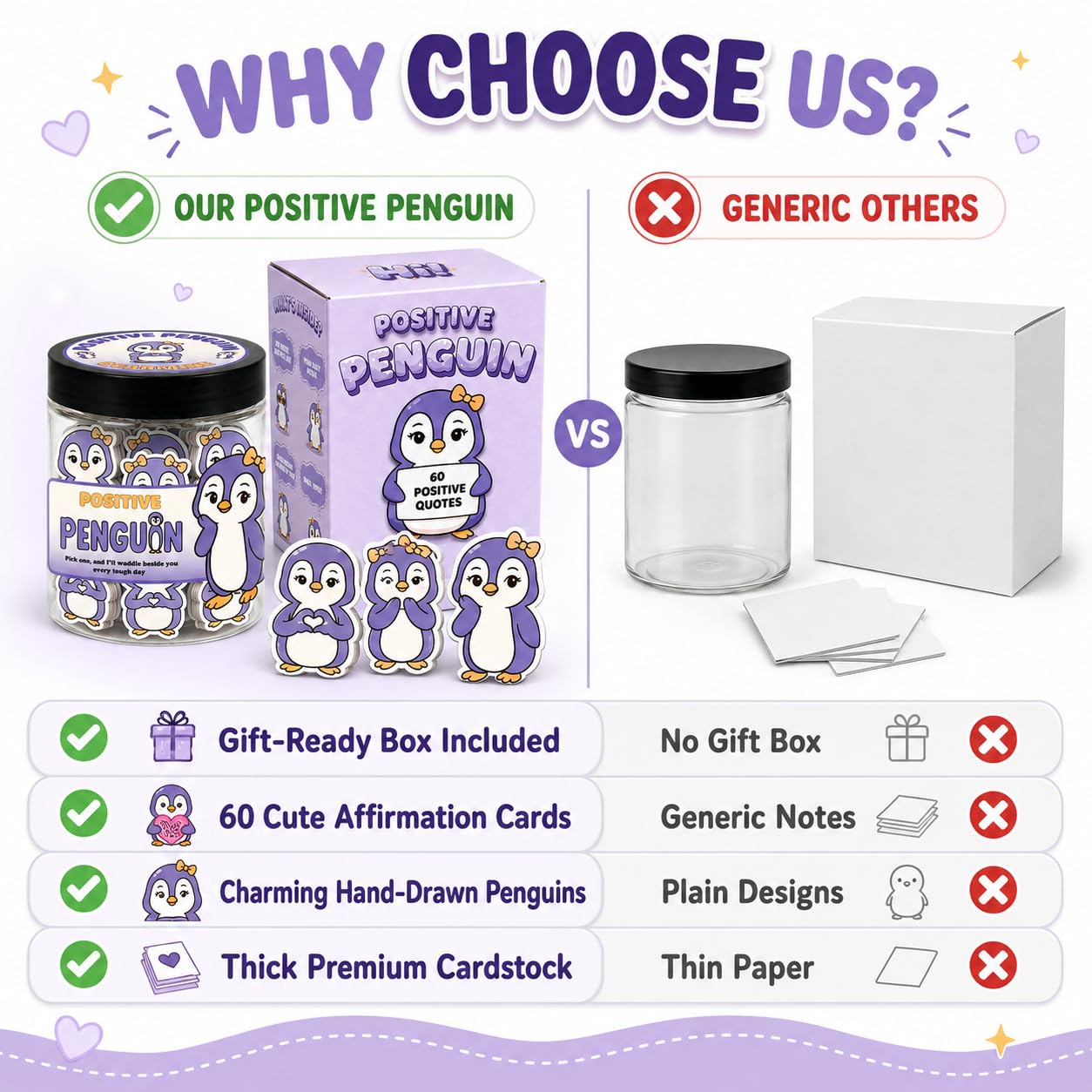 DEARMINE 60 Positive Pickle Cards Jar, Birthday Gifts for Women, Teens, Adults, Back to School Gift, White Elephant Gifts, Stocking Stuffers, Teen Girl Gifts Trendy Stuff