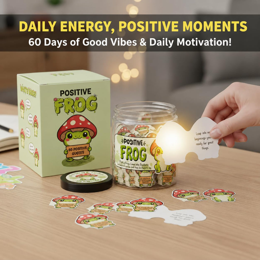 DEARMINE 60 Positive Pickle Cards Jar, Birthday Gifts for Women, Teens, Adults, Back to School Gift, White Elephant Gifts, Stocking Stuffers, Teen Girl Gifts Trendy Stuff