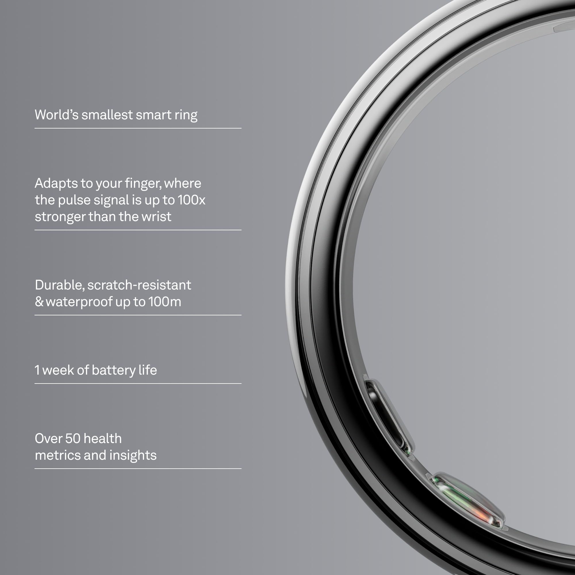 Oura Ring 5 Sizing Kit - Size Before You Buy Oura Ring 5 | Unique Sizing, Not Standard Ring Sizing - Receive Amazon Credit for Oura Ring 5 Purchase