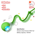 Rechargeable Automatic Rolling Ball Cat Toy – Fake Tail, Imitate Mouse, Electric Interactive for Cats & Dogs