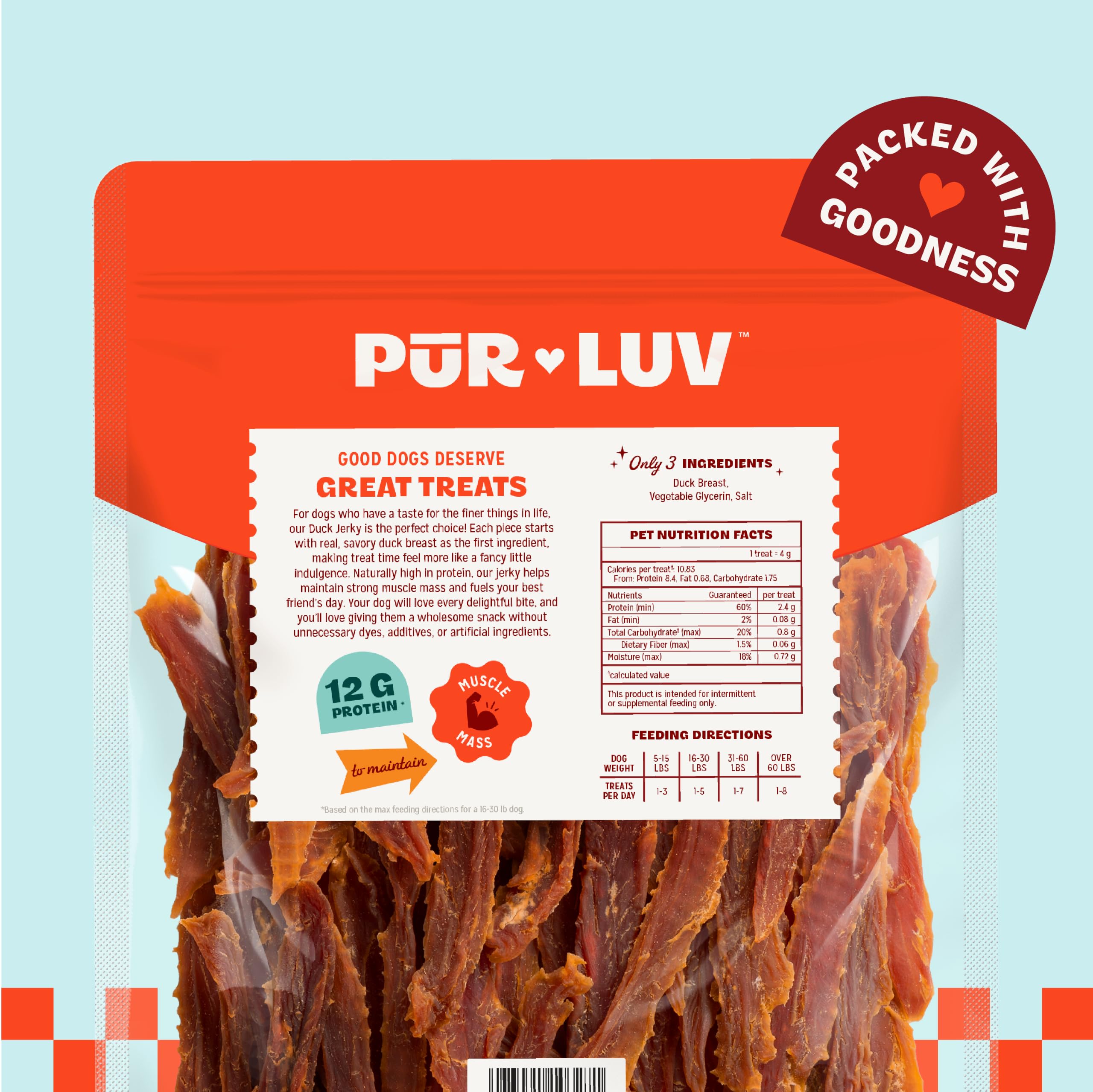 Pur Luv Chicken Wrapped Sweet Potato Dog Treats, Rawhide Free Jerky Wraps, Made with Real Chicken, 16 Oz, Healthy, Easily Digestible, Long Lasting, High Protein Treat, Satisfies Dog's Urge to Chew | Rawhide-free, high-protein jerky wrap: real chicken arou