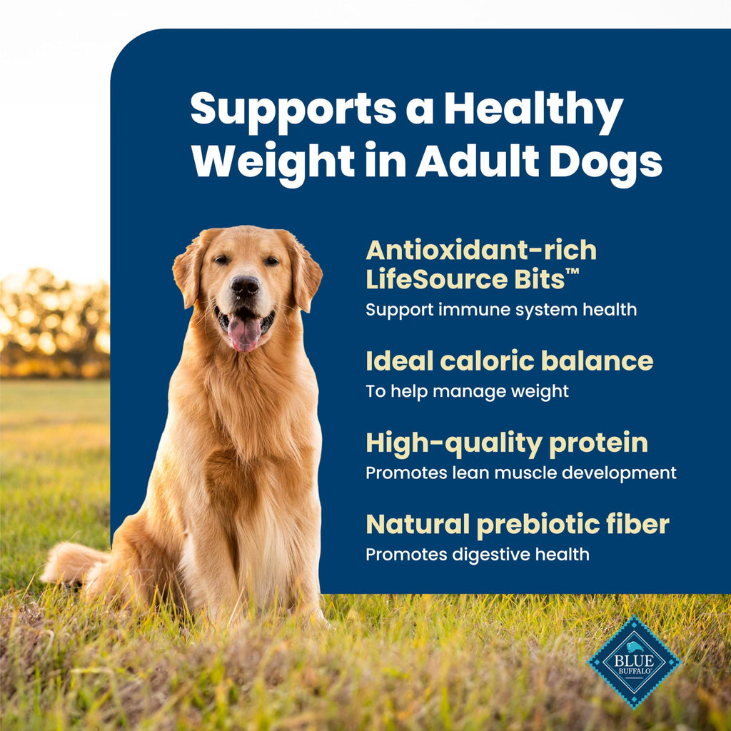 Blue Buffalo Life Protection Formula Chicken Adult Dry Dog Food, 5 lb | Real Chicken #1 Ingredient, Supports Immunity with Antioxidant-Rich LifeSource Bits, Promotes Healthy Muscle Development