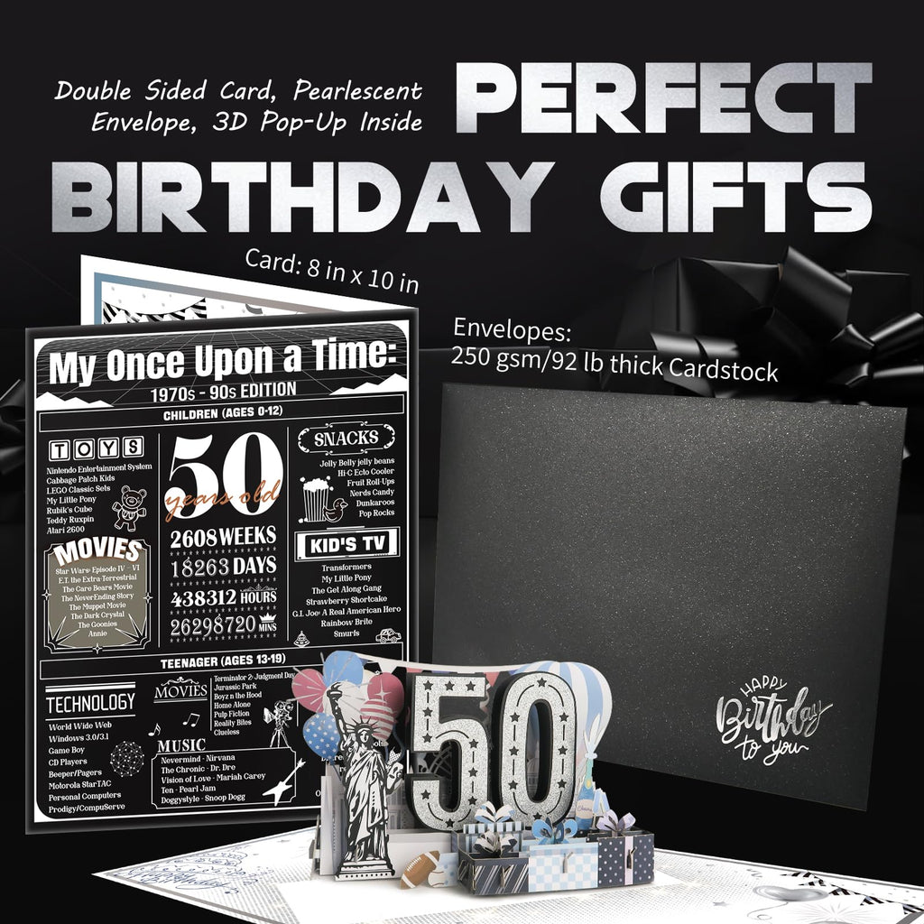 80th Birthday Card for Women Her, Large 3D Pop Up 80th Birthday cards forMom Grandma, Happy 80 Year Old Birthday Decorations for Wife Sister Funny Birthday Gifts, Back to 1946, Pink