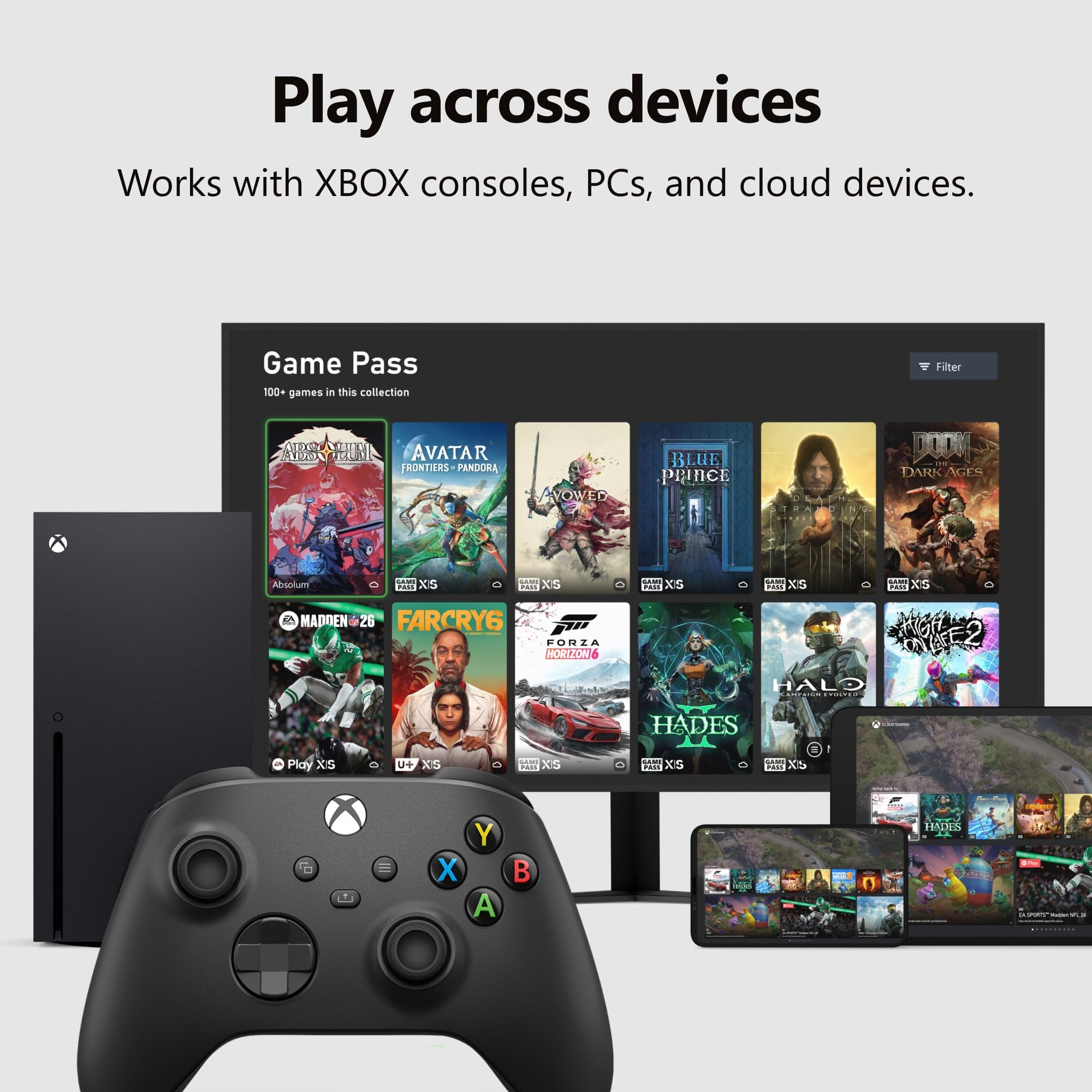 XBOX Wireless Gaming Controller | Shock Blue | Consoles, PCs, TVs, mobile, and more | Textured Grip | Wireless, Bluetooth, USB-C Connectivity